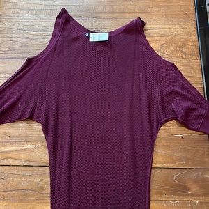 burgundy womens sweater